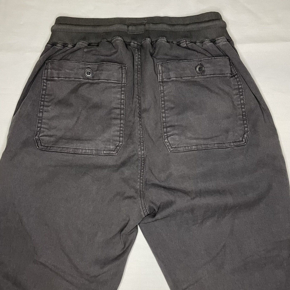 FAHERTY Brand Men's Traveler Pants Rugged Grey Size Small Drawstring Chino - Picture 8 of 9
